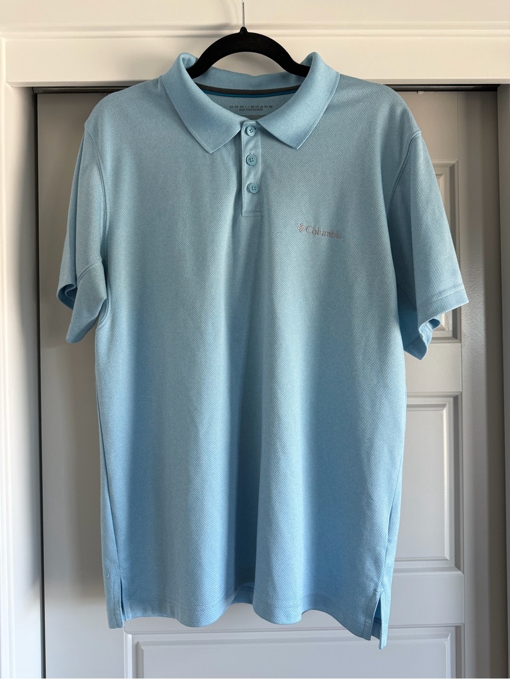 Columbia Men's Light Blue Utilizer Performance Polo